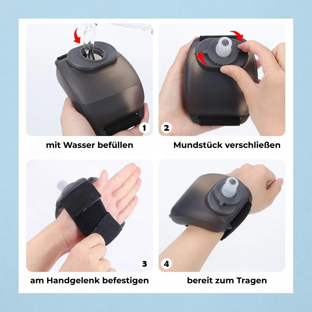 WIBO - Armband-Trinkflasche fürs Joggen