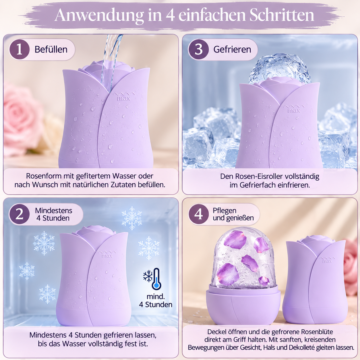 Eisroller im Rosendesign – Limited Edition