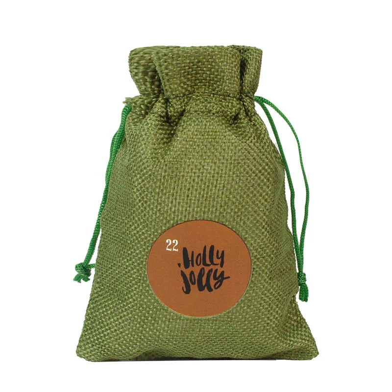 Adventskalender DIY rot und grün