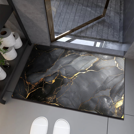 Luxus Badematte in Marmoroptik